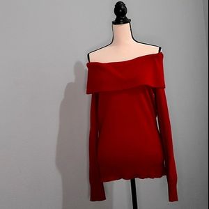 White House Black Market off shoulder sweater